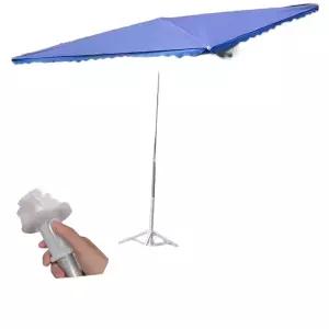 직사각형 하프 파라솔 차양 테라스 카페 접이식 야외 비치