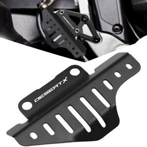 오토바이 Desert X 리어 브레이크 마스터 실린더 가드 커버 DesertX 알루미늄 블랙 용 보호 액세서리