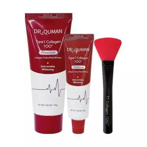 닥터큐먼 콜라겐팩 프리미엄 type1 100g+30g+전용스파출라