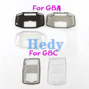 [호환품]투명 TPU 게임 패드 보호 케이스 GBC GBA 쉘 커버  호환 컬러 액세서리 1PC