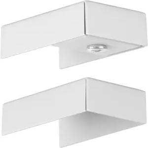 에버트랙 커튼 트랙 엔드 캡 - 2개 세트 이지 애드 1개와 1개(아노다이징 실버) 포함