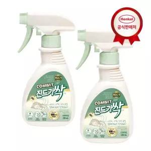 헨켈 컴배트 진드기싹 스프레이 2개 / 시트 2개