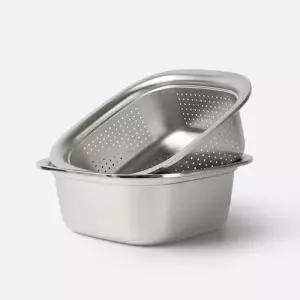 스텐 믹싱볼 베이킹 샐러드 스텐볼 채망 세트 24cm WFFSE0G