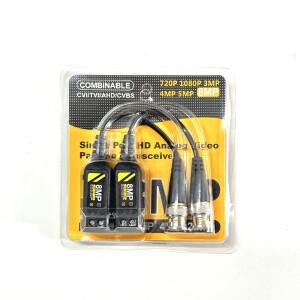 8MP HD BNC 비디오 발룬 커넥터 CCTV 카메라 악세서리 용 패시브 트랜시버 UTP 남성 케이블