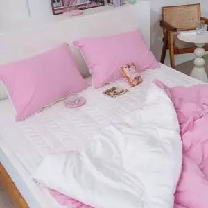 호텔 겨울 극세사 이불패드세트 Q 따뜻한 침구 베딩 (WFKBM8O)