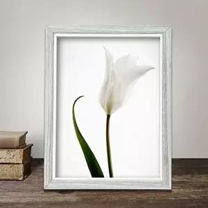 우드프레임 탁상용 사진 액자 6x8 돌사진 모던액자 (KYR-WC2F19C)