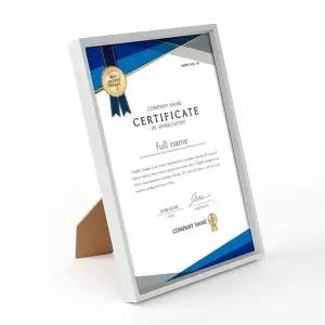 모던라인 입체 상장액자 A4 벽걸이 졸업장액자 (KYR-WC2F1BF)