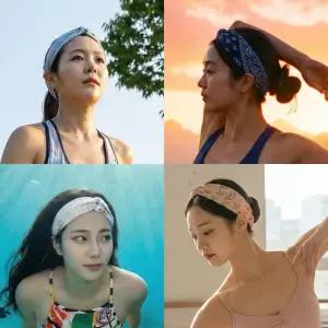 랩 헤어밴드 모음 러닝 요가 발레 프리다이빙 스포츠 머리띠