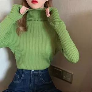 기모안감 터틀넥 니트 이너티 5컬러 하이넥 겨울 여자 목폴라