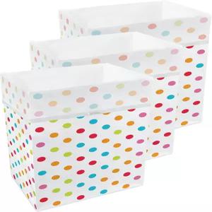 클린 큐브 30갤런 일회용 팝업 쓰레기통3팩 적합한 가방 포함 파티 이벤트 및 주방용 접이식 쓰레기통