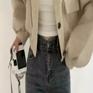 여자 직장인 룩 데일리 크롭 숏 자켓 겨울 방풍 아우터 바람막이 플리스 후드 다운 점퍼 코트 가을 하객룩