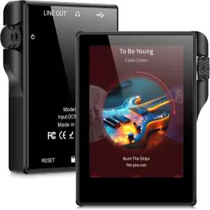 블루투스 53을 지원하는 96GB HiFi MP3 플레이어 무손실 DSD DAC FLAC 휴대용 고해상도 디지털 오디오 음악