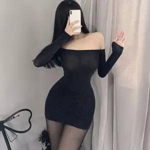 블링펄원피스 코레 섹시 망사 란제리 섹시슬립 슬립