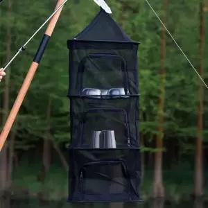 캠핑 식기건조망 설거지 다용도 3단 접이식 메쉬