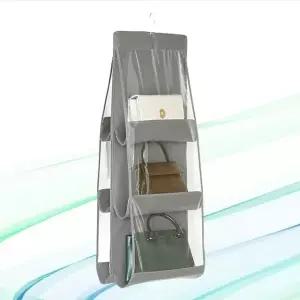 공간활용 옷장 가방정리함 6칸 다용도 수납박스 (WFKC355)