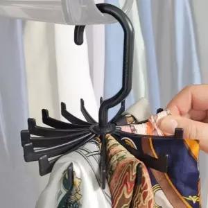 소품 정리 넥타이 걸이 스카프 행거 18발 수납형 넥타이정리함 (WFKD3AA)