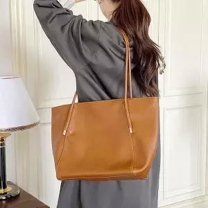 [라일리] Rly 여성 대학생 패션 레더 쇼퍼백 데일리백 가방