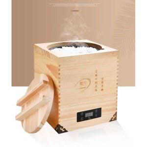 스시 보온밥통 초밥 보온통 30인 보온밥솥 보온통ㅣ3Lㅣ실버 샤리워머 ㅣ3L 보온