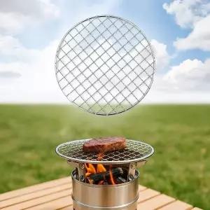고품질 헬로그릴 304스텐 원형 미니 석쇠 18cm 캠핑 그릴망 (WFKDVV9)