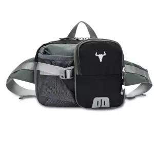 등산용 힙색 물병 메쉬 경량 크로스 가방 블랙 (WFKDXS9)