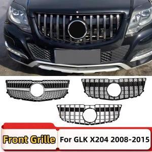 메르세데스 벤츠 GLK X204 GLK220 GLK300 2008-2015 스타즈 GT 스타일 프론트 범퍼 그릴 튜닝 액세서리