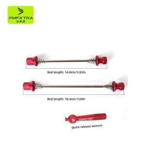 호환 자전거 꼬치 레버 퀵 릴리스 QR 휠 잠금 보안 MTB Mountain Road 사이클링 허브 부품용 도난 방지