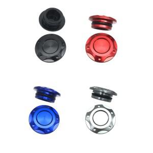 호환 2x 오토바이 엔진 오일 필러 캡  나사  야마하 MT-03 Yzf-r25 액세서리용 탱크 커버