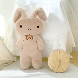 짱구 복슬복슬 유리 토끼 라인 쿠션 50cm 인형 인테리어 거실 베개 디자인 소파 쇼파