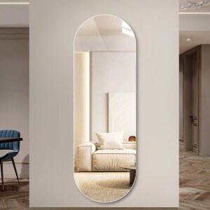 부착형 거울 안전 무타공 직사각형 원형 대형 스티커 유리 현관 붙이는