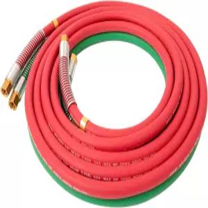 SPARC 3 /8 등급 T 절단 토치 호스 용접 용 산소 아세틸렌 B 피팅 + 변형 세트 1YR 미국 보증25피트