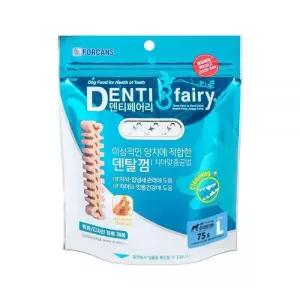 포켄스 덴티페어리 강아지 덴탈껌 양치 치석 제거 구강 관리 L 75g