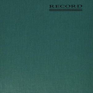 내셔널 에메랄드 시리즈 레코드 북 캔버스 하드 커버 완벽한 바인딩 12.125인치 x 7.5인치 500페이지