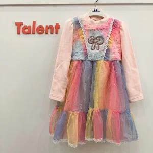 유아동 여아 겨울 공주 무지개드레스 디어샬롯원피스  PCX75GOP56_ CJ