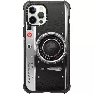 CASETiFY 울트라 임팩트 케이스 (아이폰 12 프로 맥스용) - 카메라 투명 블랙