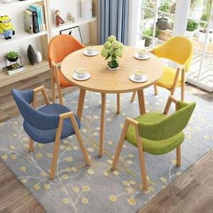 테이블세트 원형 대기실 4인용 의자 휴게실 카페 탁자 로비