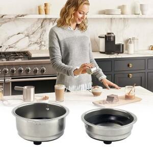 51mm 1/2컵 커피 필터 바스켓 분리형 스테인리스 스틸 스트레이너 머신 액세서리 가정용