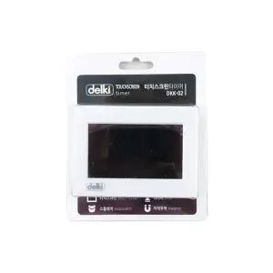 델키 터치 스크린 타이머 DKK-02스톱워치 스탑 식당 디지털 쿠킹 요리 주방 다용도