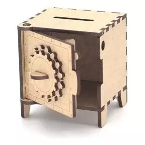 [퍼니메이커]미니 금고 나무 조립 모형 DIY 만들기 나무모형 나무조립모형 63빌딩모형 나무DIY조립 나무조