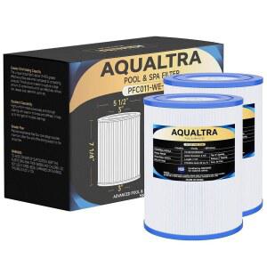 AQUALTRA PDM28용 스파 필터 교체품, Dream Maker 461273, FC9944, FC-9944 카트리지, SD-01392, 28제곱피트 14.4cm x 19.4cm(5 1 /2인치 7 /4인치) 드롭 인 온수 욕조 2팩