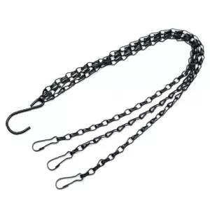 ksr 행잉화분용 (3발) 체인 화분걸이 48cm - 블랙