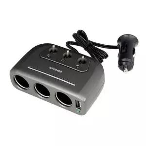 삼진 제노바 USB 스위치 3구 소켓 / 멀티소캣 시가잭 시거잭 멀티소켓 동시충전