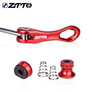 ZTTO 자전거 퀵 릴리즈 스큐어 레버 알루미늄 스틸 앞 100mm 뒤 135mm 림 휠 QR 허브 부품 MTB 로드 바이크