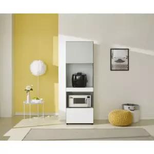 데코라인 비크 주방수납장 밥솥다이 렌지대 600 올리브그린 방문설치