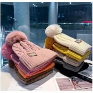 패션 방한용품 겨울비니 니트 방한모자 겨울모자 방울모자