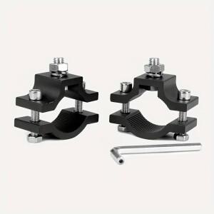 범용 바이크 오토바이 황소 바 마운트 브래킷 모토 헤드 라이트 스포트 Led 스텐트 클램프 오프로드 튜브