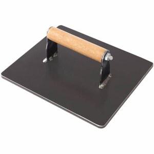 고기 누름판 손잡이 있는 그릴판 중량감 14cm 고기를 도구 돌구이판 돼지껍데기 누르개