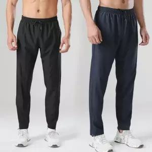 남성 스포츠 팬츠 허리밴딩 발목지퍼 슬림핏 트레이닝 바지