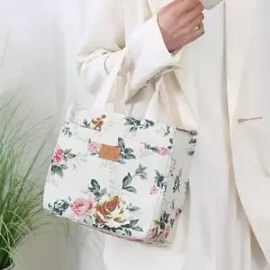 사러왕예쁜 꽃가라 보온보냉 직장인 도시락 가방 이유식보냉백 런치백 골프 보냉가방 도시락 파우치