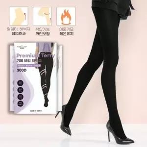 프리미엄 기모 테리 타이즈 300D