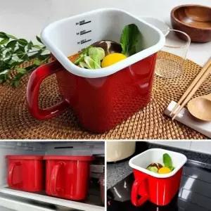 뚜껑포함 손잡이 에나멜 냄비 주전자 법랑 주방용품